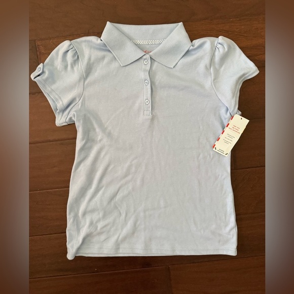 Cat & Jack Other - Cat & Jack Girls light blue uniform style polo top size XL (14) NWT